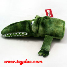 Зеленая плюшевая игрушка кукольного игрушка крокодила